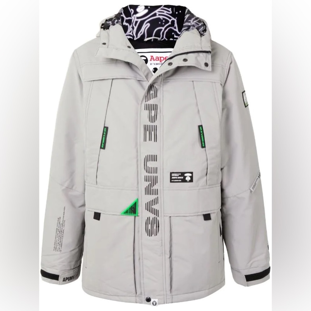 AAPE BY A BATHING APE Hooded Padded Parka Coat